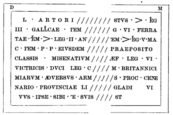 Jackson (1887) transcript of inscription 1